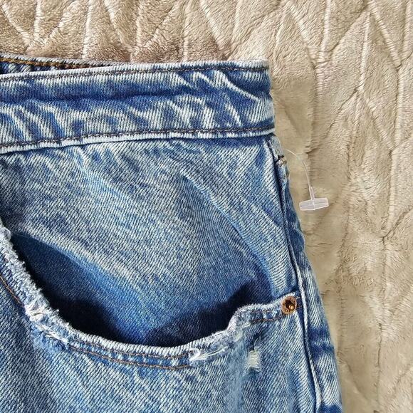 Abercrombie & Fitch Curve Love Loose Jeans Womens 24 37" Light Wash High Rise - Picture 4 of 10